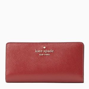 NWT Kate Spade Large Slim Bifold Wallet